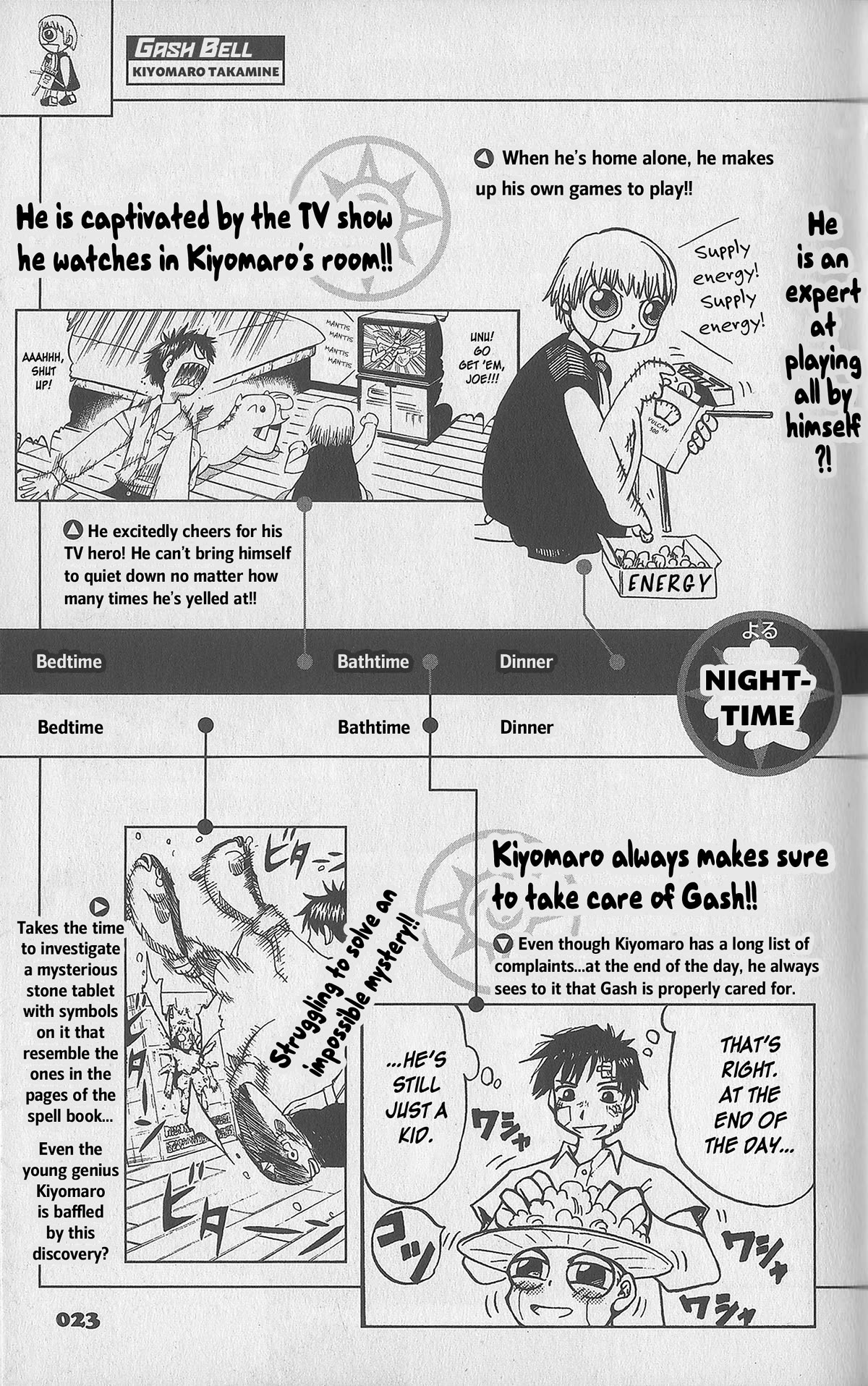 Konjiki no Gash!! Chapter 324.6 page 23 - Chapter 324.6: Official Data Book pt.1 (WIP)