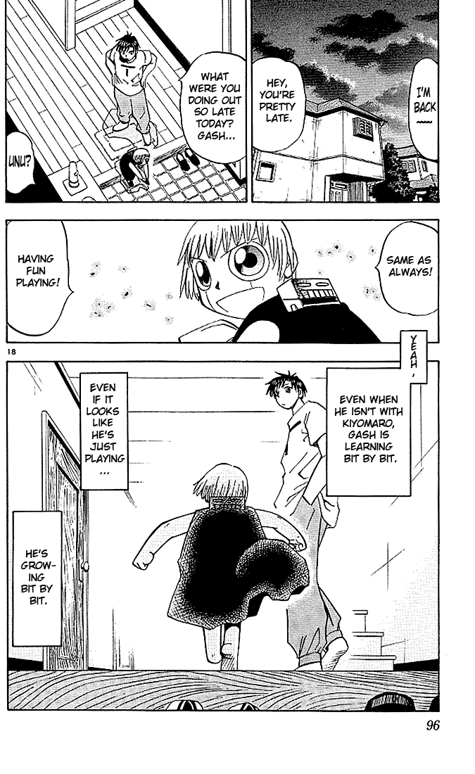 Konjiki no Gash!! Chapter 33 page 18 - Chapter 33: Motherly Feelings
