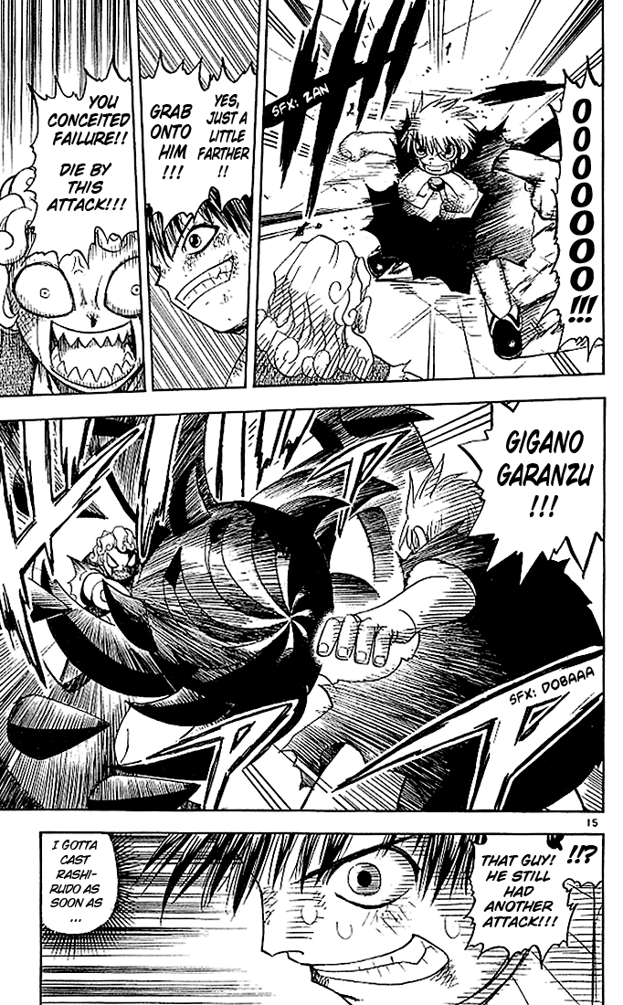 Konjiki no Gash!! Chapter 37 page 15 - Chapter 37: An Accumulation Of Battles
