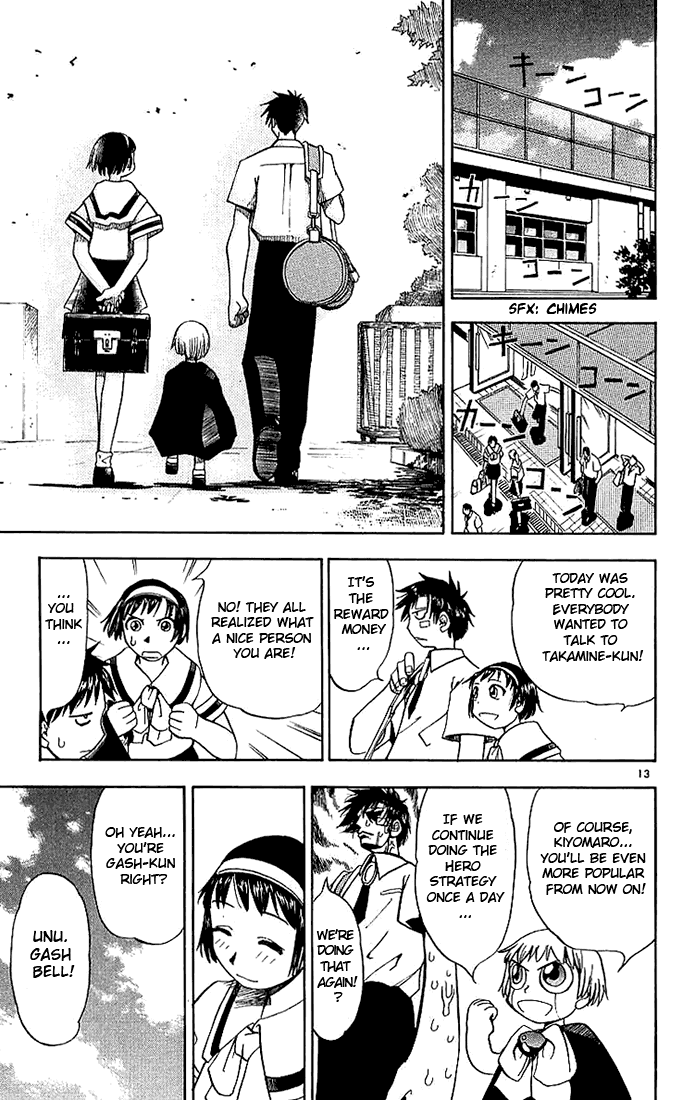 Konjiki no Gash!! Chapter 4 page 13 - Chapter 4: Kiyomaro, Popular