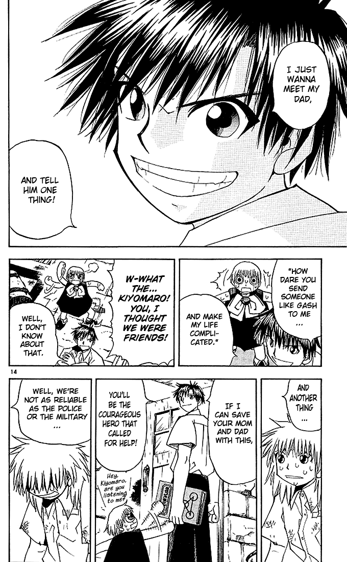 Konjiki no Gash!! Chapter 41 page 14 - Chapter 41: The Devil's Castle
