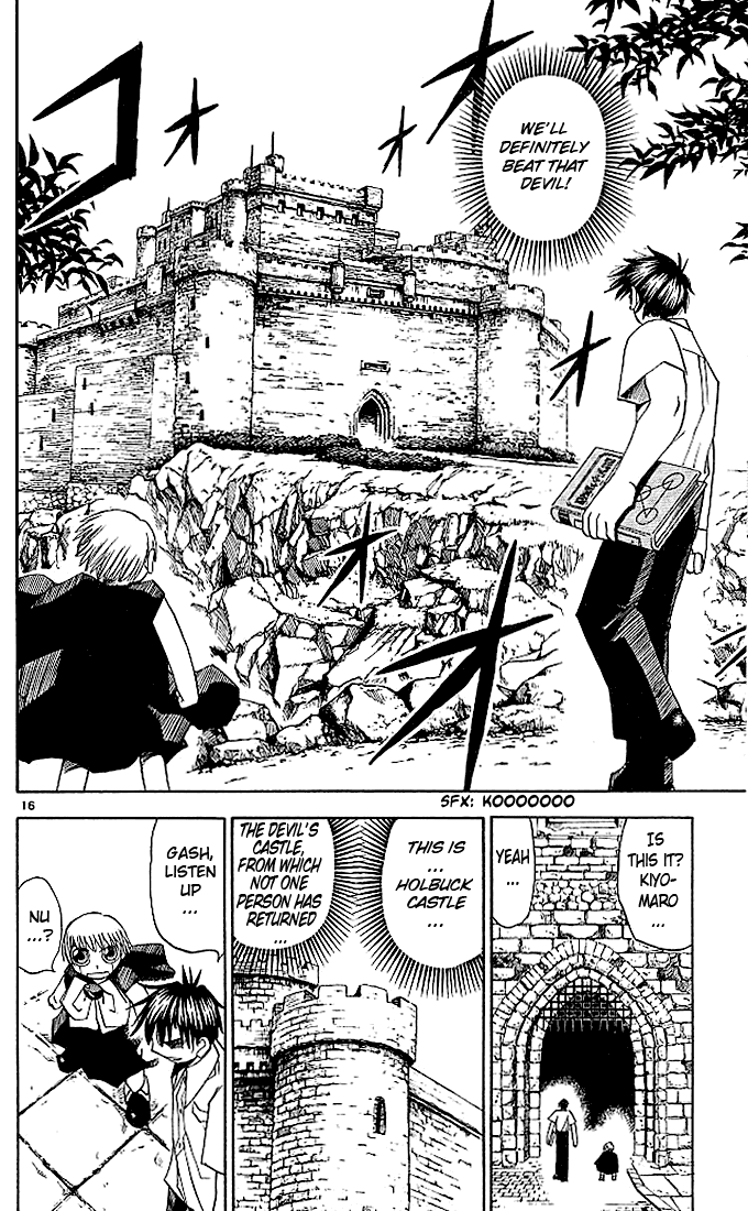 Konjiki no Gash!! Chapter 41 page 16 - Chapter 41: The Devil's Castle