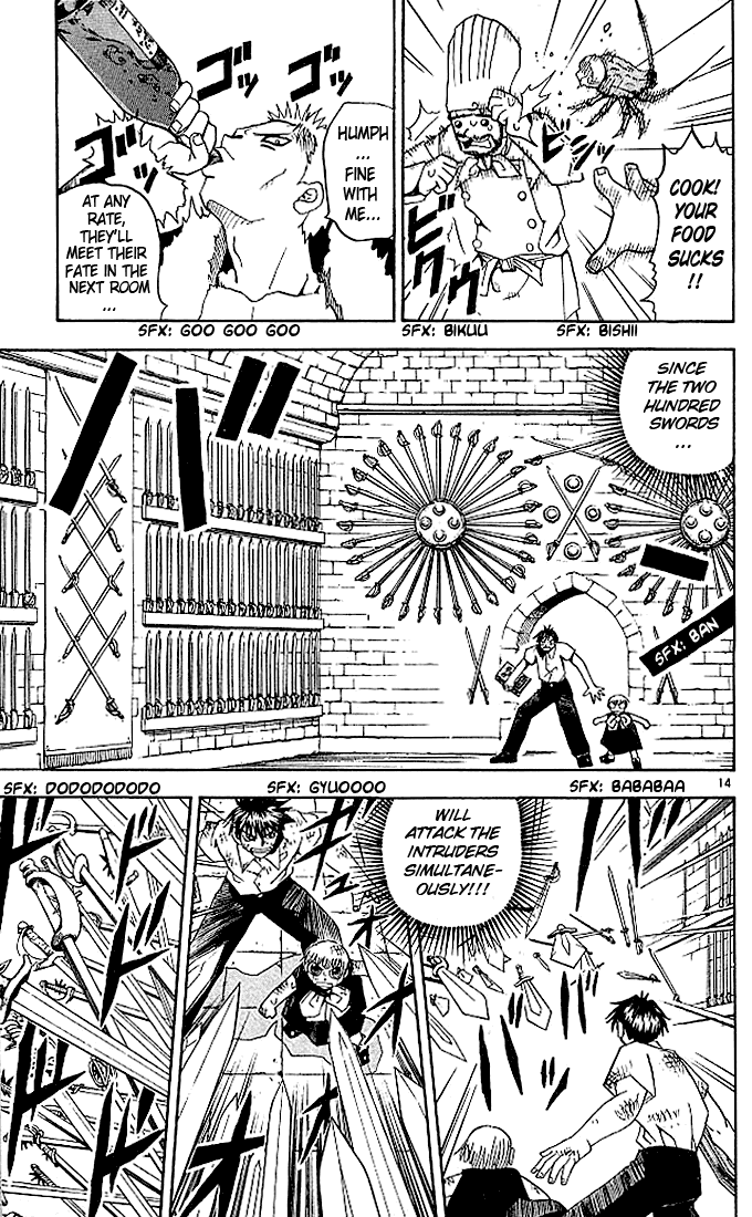 Konjiki no Gash!! Chapter 42 page 14 - Chapter 42: A Hero's Fortitude