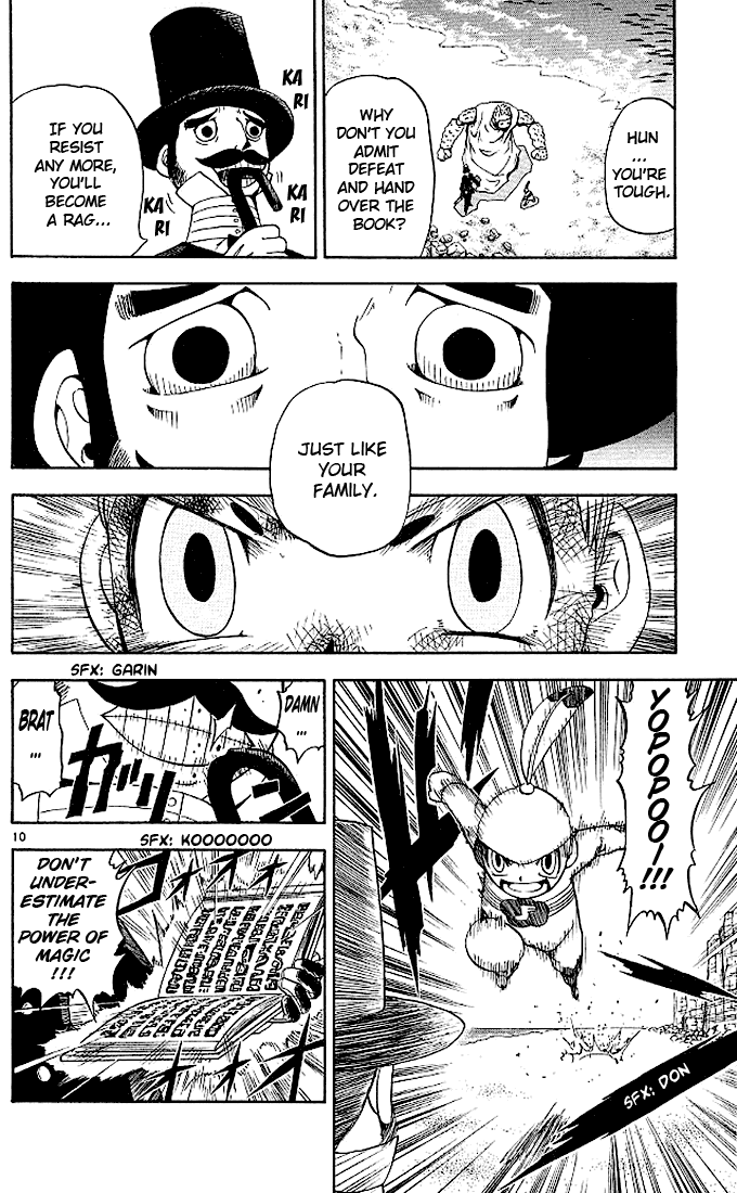 Konjiki no Gash!! Chapter 50 page 10 - Chapter 50: A Battle Without Spells