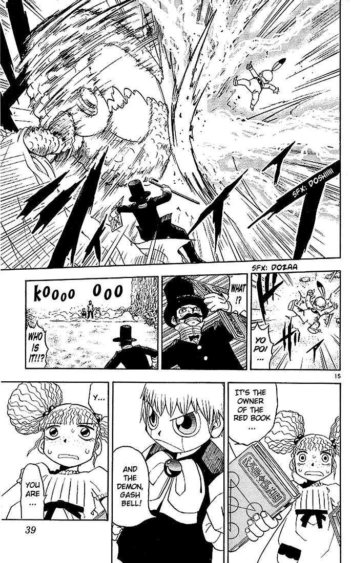 Konjiki no Gash!! Chapter 50 page 15 - Chapter 50: A Battle Without Spells