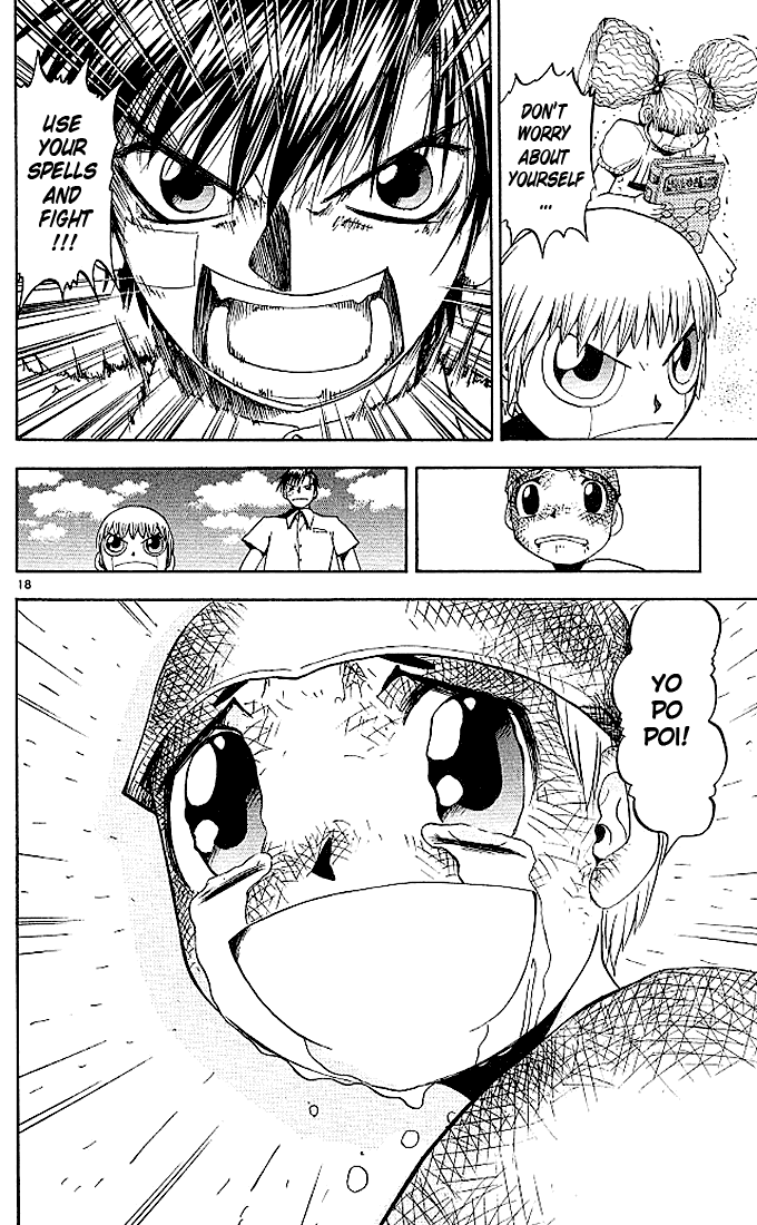 Konjiki no Gash!! Chapter 50 page 18 - Chapter 50: A Battle Without Spells