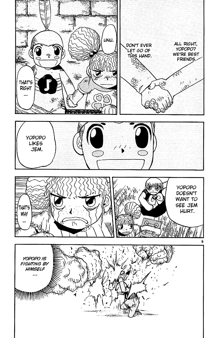 Konjiki no Gash!! Chapter 50 page 9 - Chapter 50: A Battle Without Spells