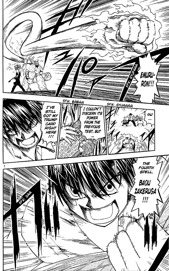 Konjiki no Gash!! Chapter 51 page 8 - Chapter 51: The Resolve Of A Warrior