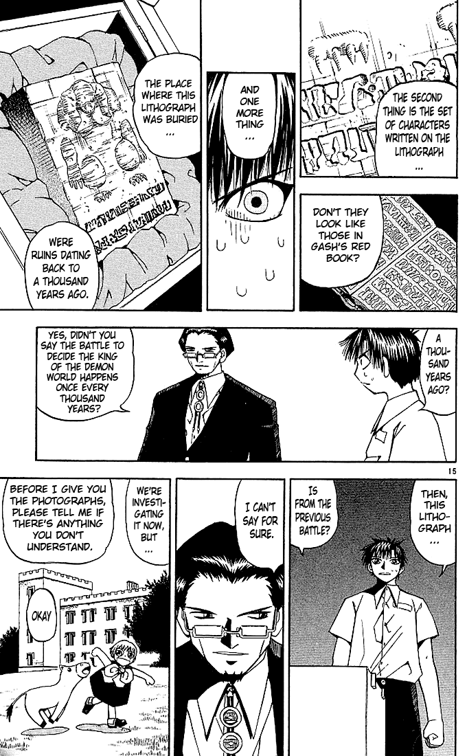 Konjiki no Gash!! Chapter 53 page 15 - Chapter 53: An Important Business