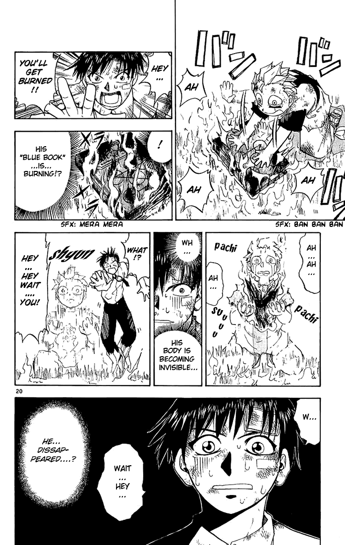 Konjiki no Gash!! Chapter 6 page 20 - Chapter 6: Kiyomaro's Trump Card