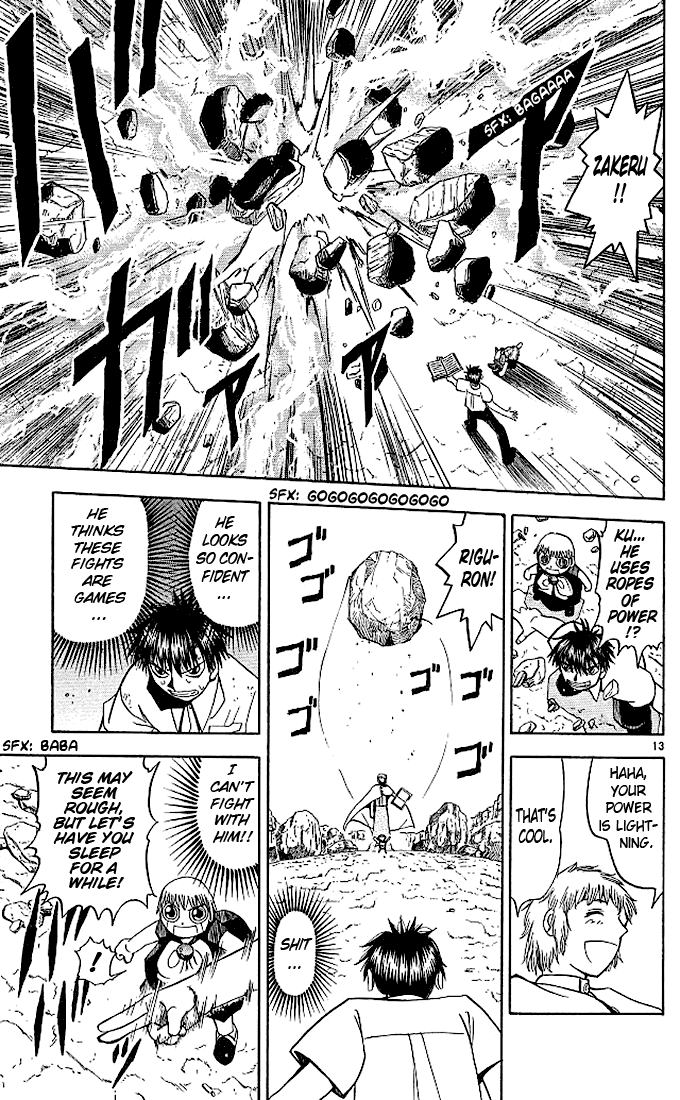 Konjiki no Gash!! Chapter 60 page 13 - Chapter 60: An Unfathomable Power