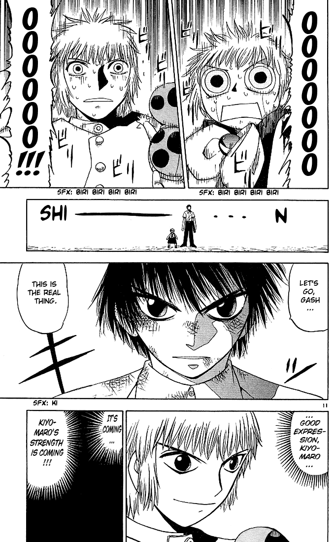 Konjiki no Gash!! Chapter 61 page 11 - Chapter 61: Kiyomaro's Strength