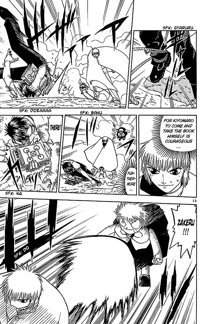 Konjiki no Gash!! Chapter 61 page 13 - Chapter 61: Kiyomaro's Strength