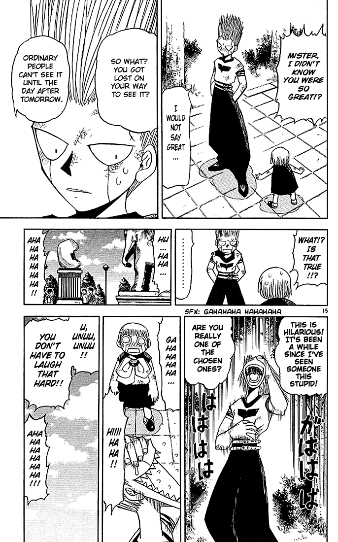 Konjiki no Gash!! Chapter 64 page 15 - Chapter 64: The Inspiring Sculpture
