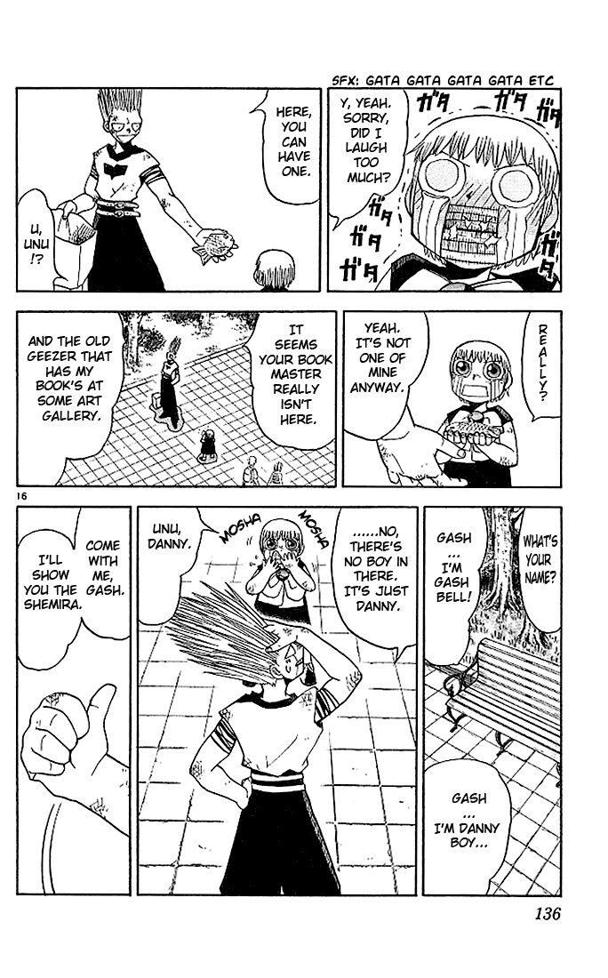 Konjiki no Gash!! Chapter 64 page 16 - Chapter 64: The Inspiring Sculpture
