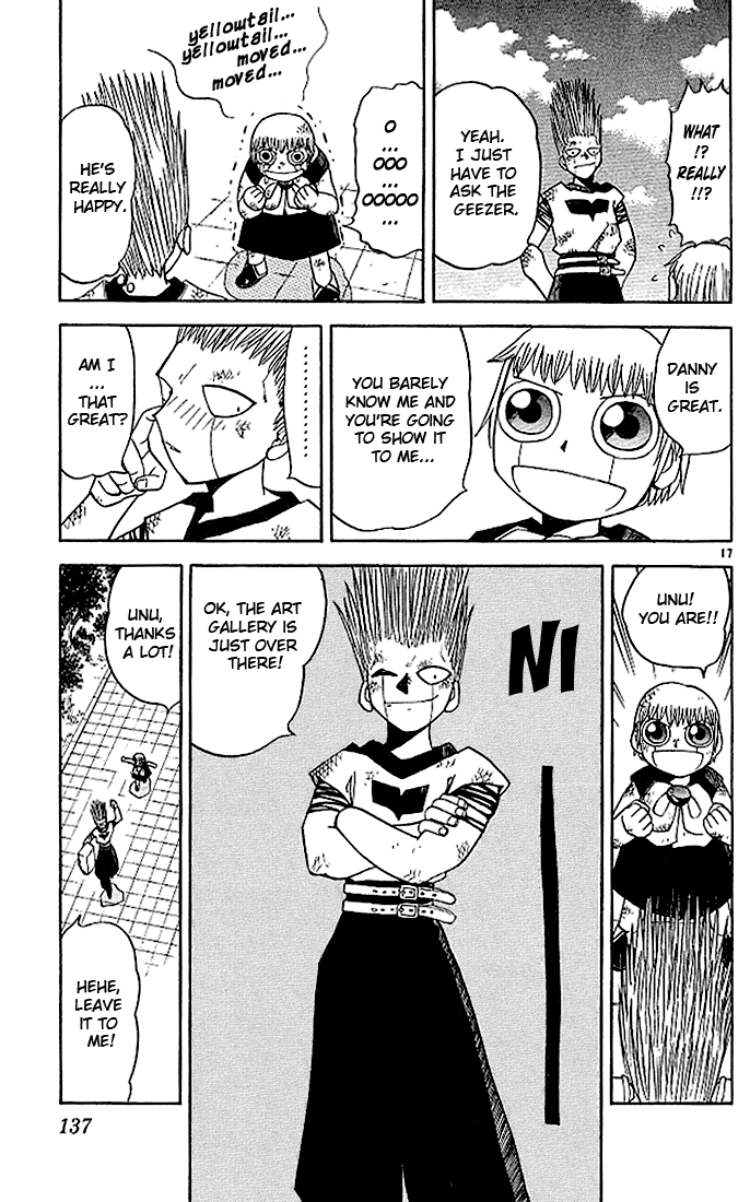 Konjiki no Gash!! Chapter 64 page 17 - Chapter 64: The Inspiring Sculpture