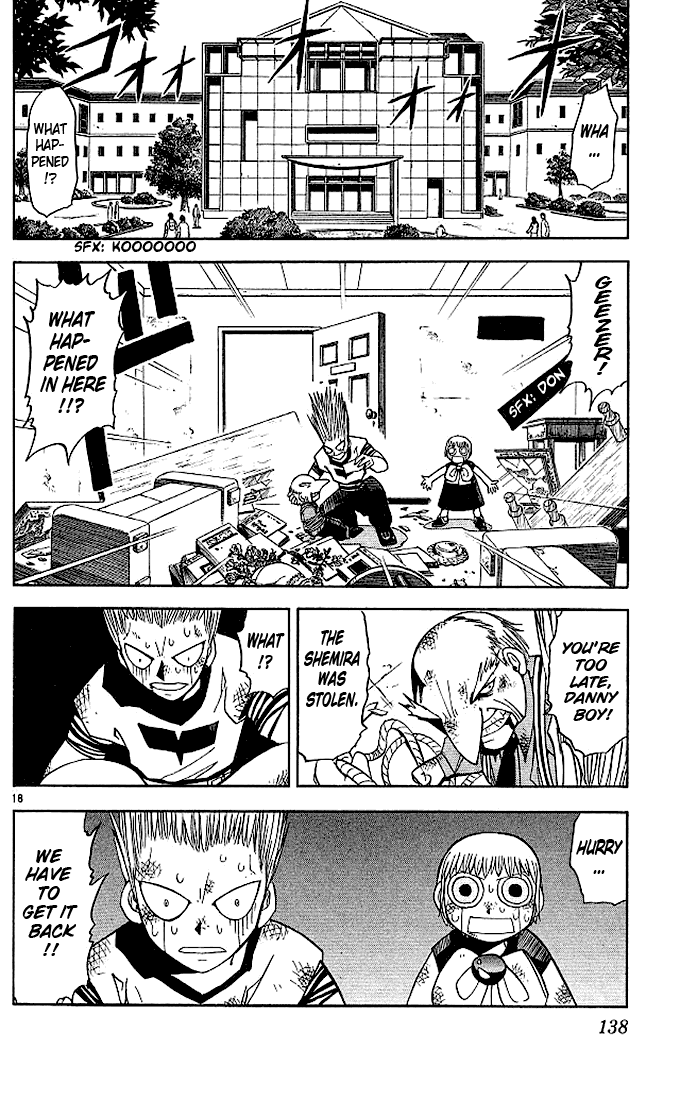 Konjiki no Gash!! Chapter 64 page 18 - Chapter 64: The Inspiring Sculpture