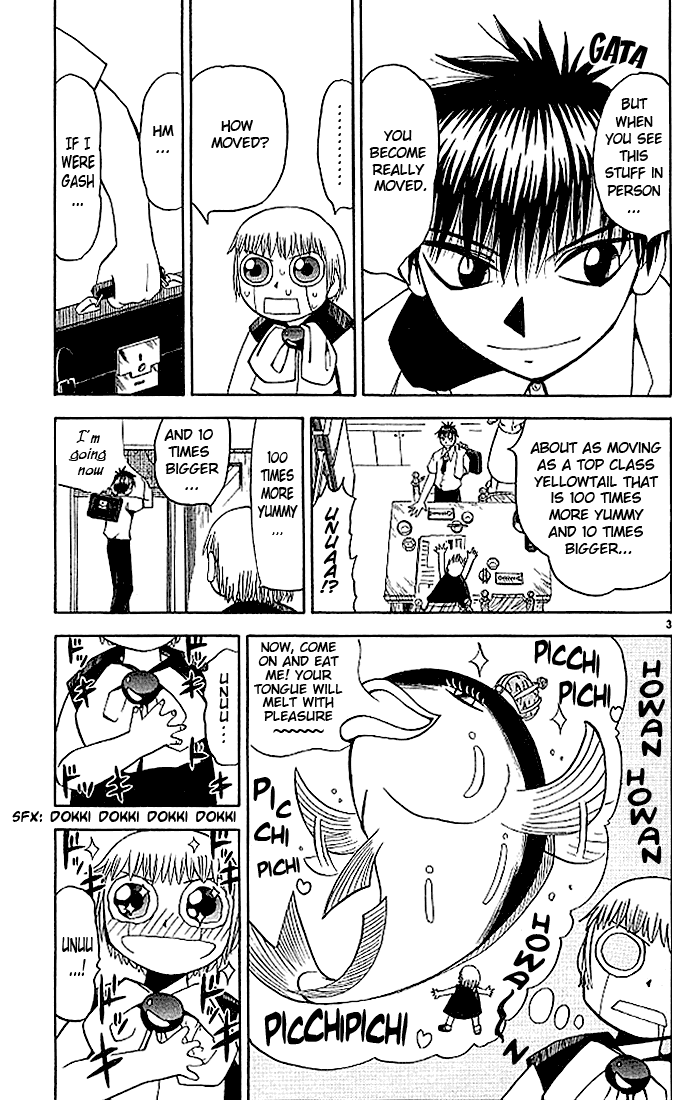 Konjiki no Gash!! Chapter 64 page 3 - Chapter 64: The Inspiring Sculpture