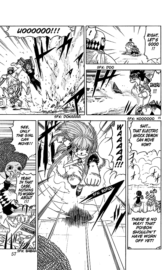 Konjiki no Gash!! Chapter 69 page 15 - Chapter 69: Ferocious Women