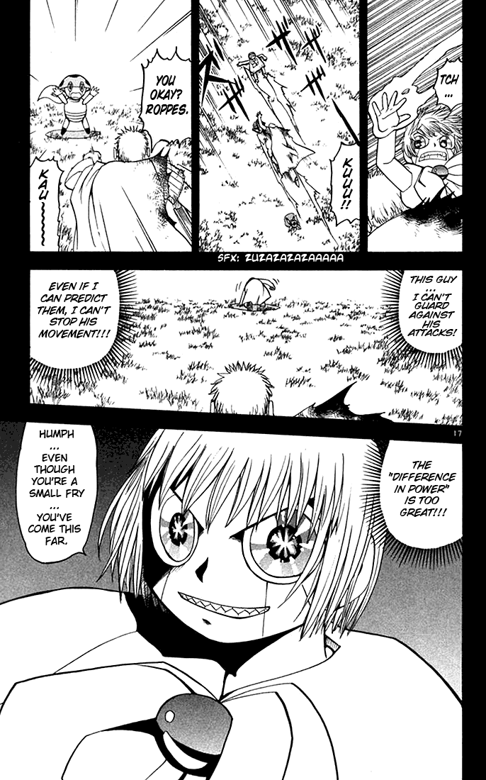 Konjiki no Gash!! Chapter 76 page 17 - Chapter 76: A Difference In Power