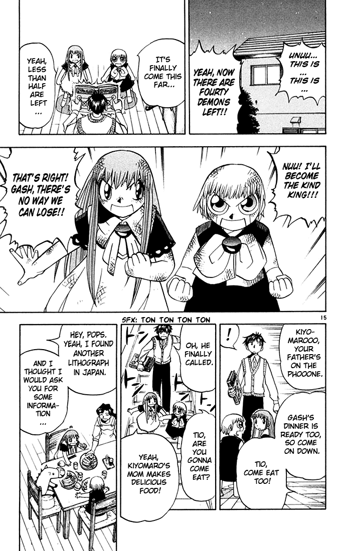 Konjiki no Gash!! Chapter 84 page 15 - Chapter 84: The Enigma Of The Lithographs