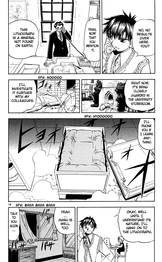 Konjiki no Gash!! Chapter 84 page 16 - Chapter 84: The Enigma Of The Lithographs