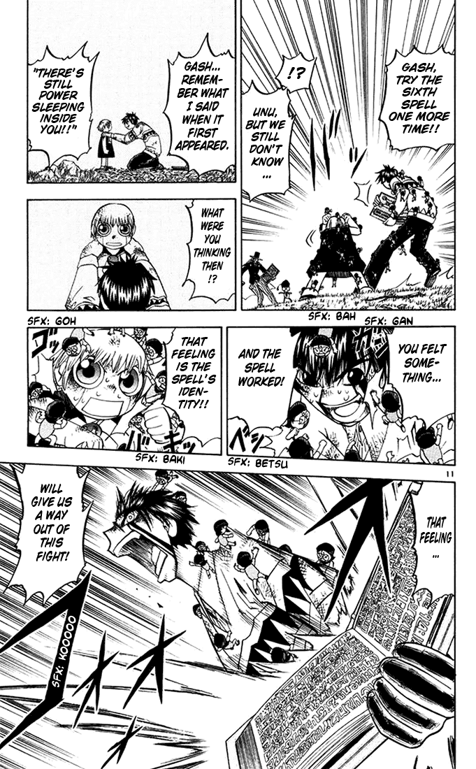 Konjiki no Gash!! Chapter 97 page 11 - Chapter 97: The Sixth Spell