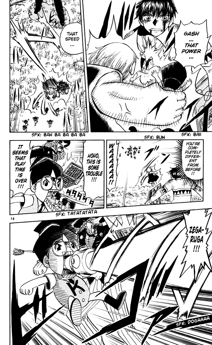 Konjiki no Gash!! Chapter 97 page 14 - Chapter 97: The Sixth Spell