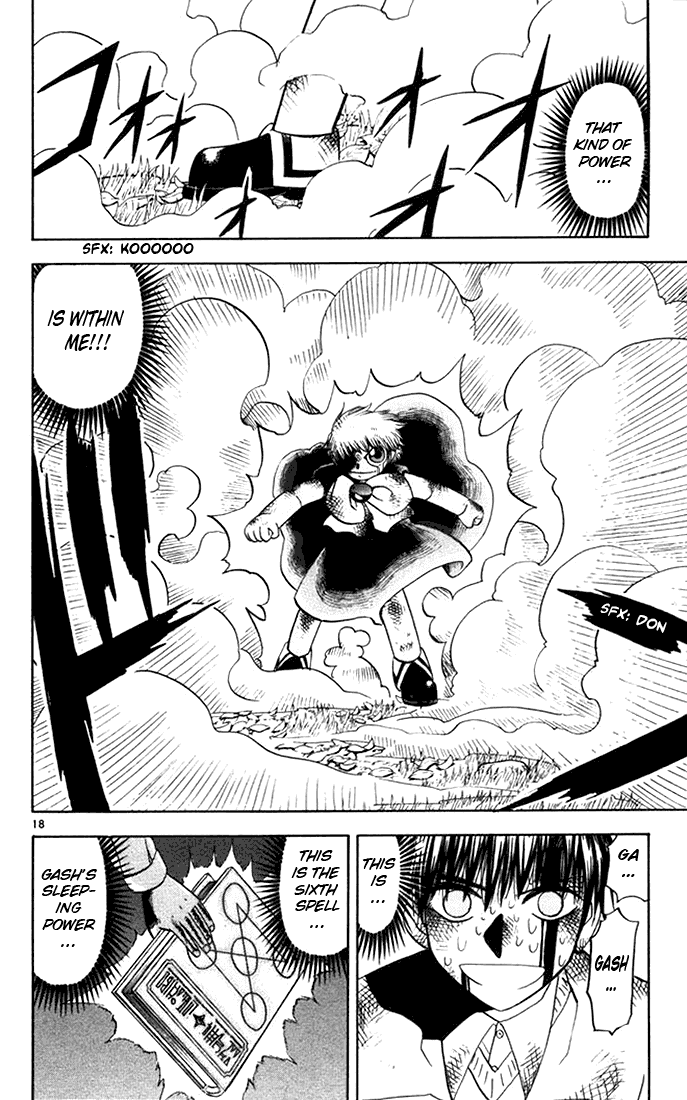 Konjiki no Gash!! Chapter 97 page 18 - Chapter 97: The Sixth Spell