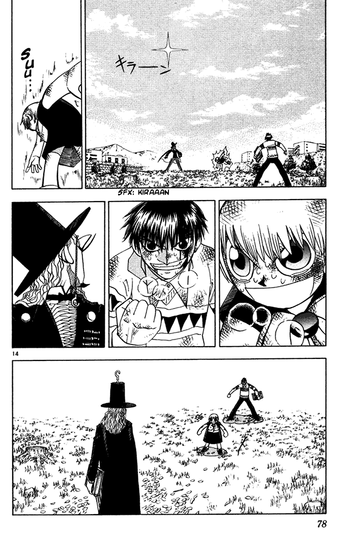 Konjiki no Gash!! Chapter 98 page 14 - Chapter 98: The 30 Second Fighting Chance