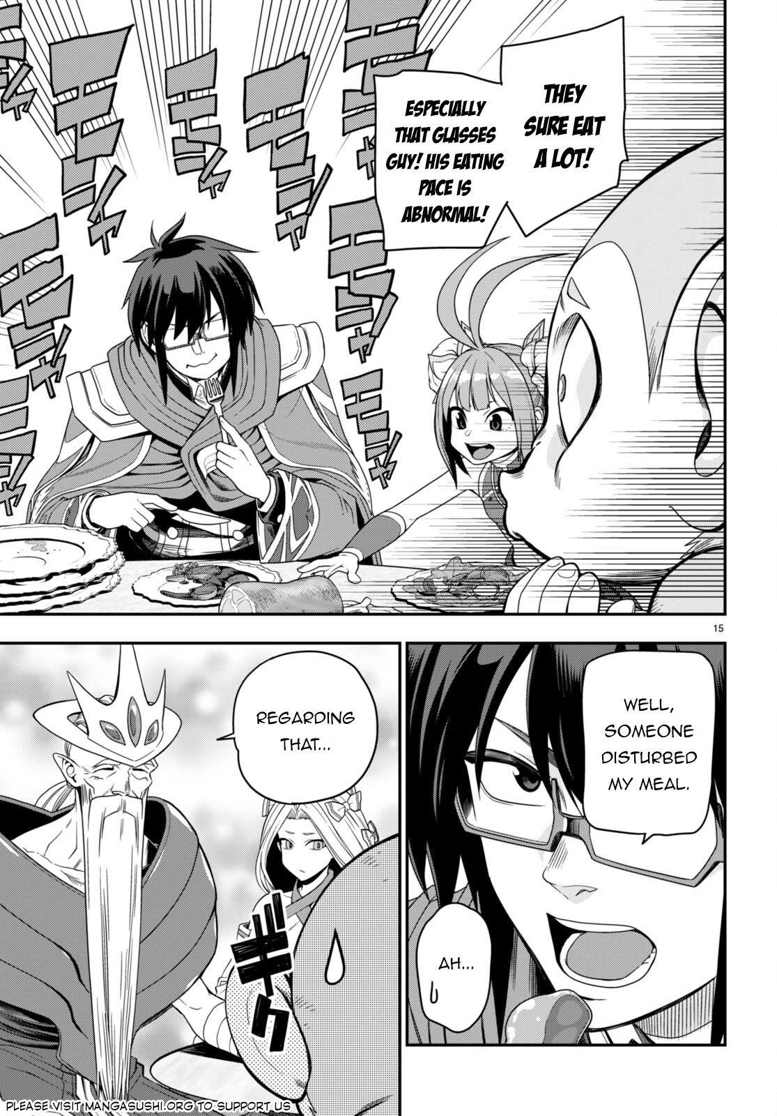 Konjiki no Moji Tsukai - Yuusha Yonin ni Makikomareta Unique Cheat Chapter 103 page 15 - Chapter 103: Spirit Forest (4)