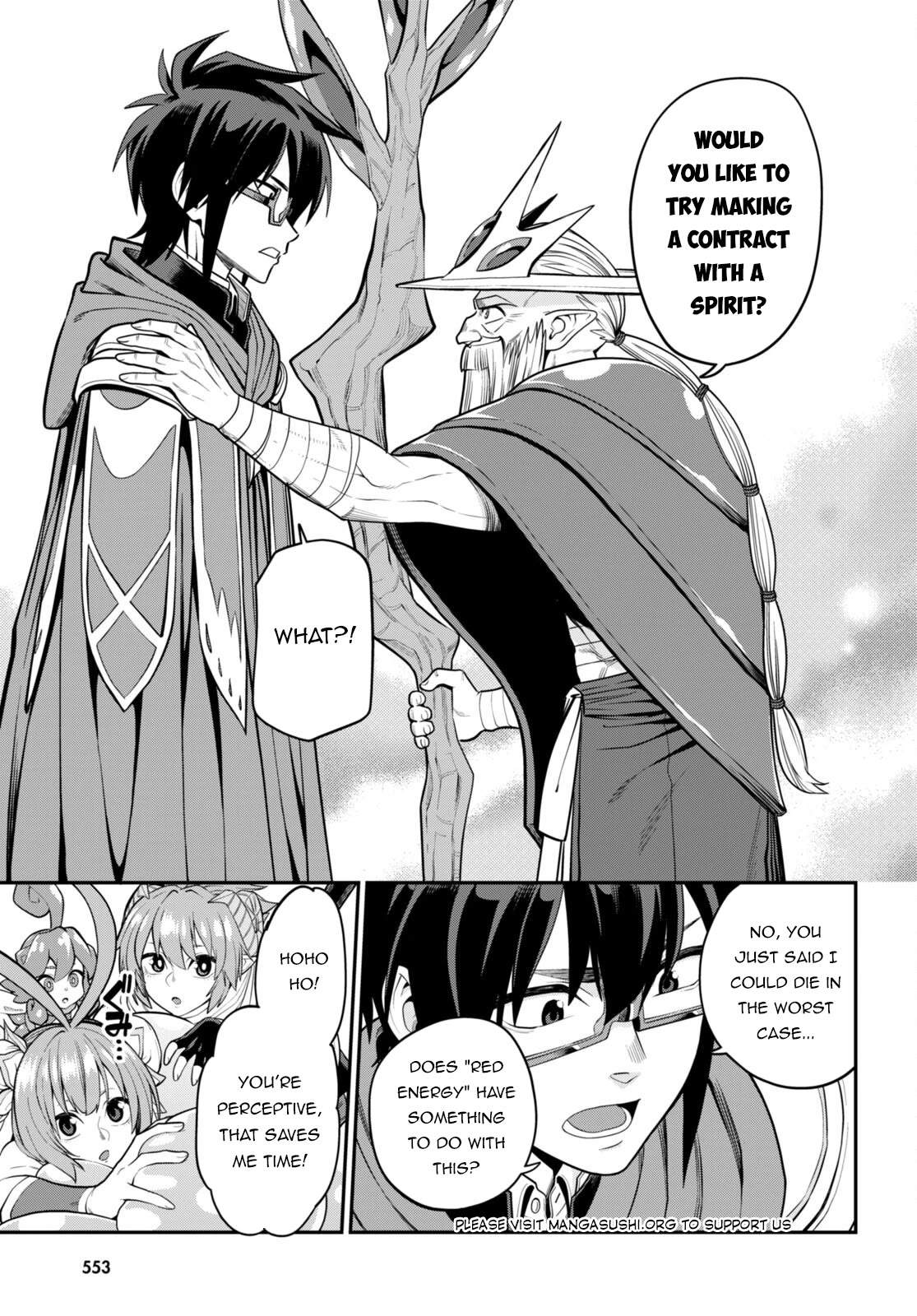 Konjiki no Moji Tsukai - Yuusha Yonin ni Makikomareta Unique Cheat Chapter 104 page 16 - Chapter 104: Spirit Forest (5)