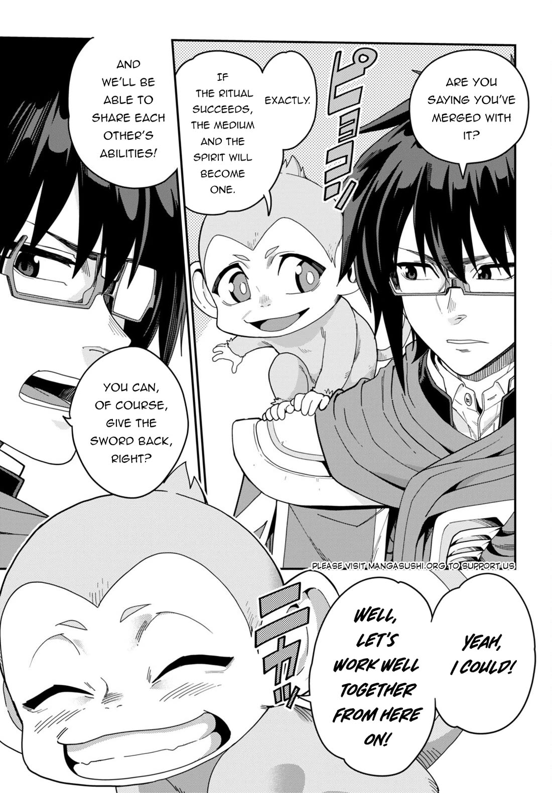 Konjiki no Moji Tsukai - Yuusha Yonin ni Makikomareta Unique Cheat Chapter 107 page 6 - Chapter 107: Spirit Contract and the Legendary Blacksmith (3)