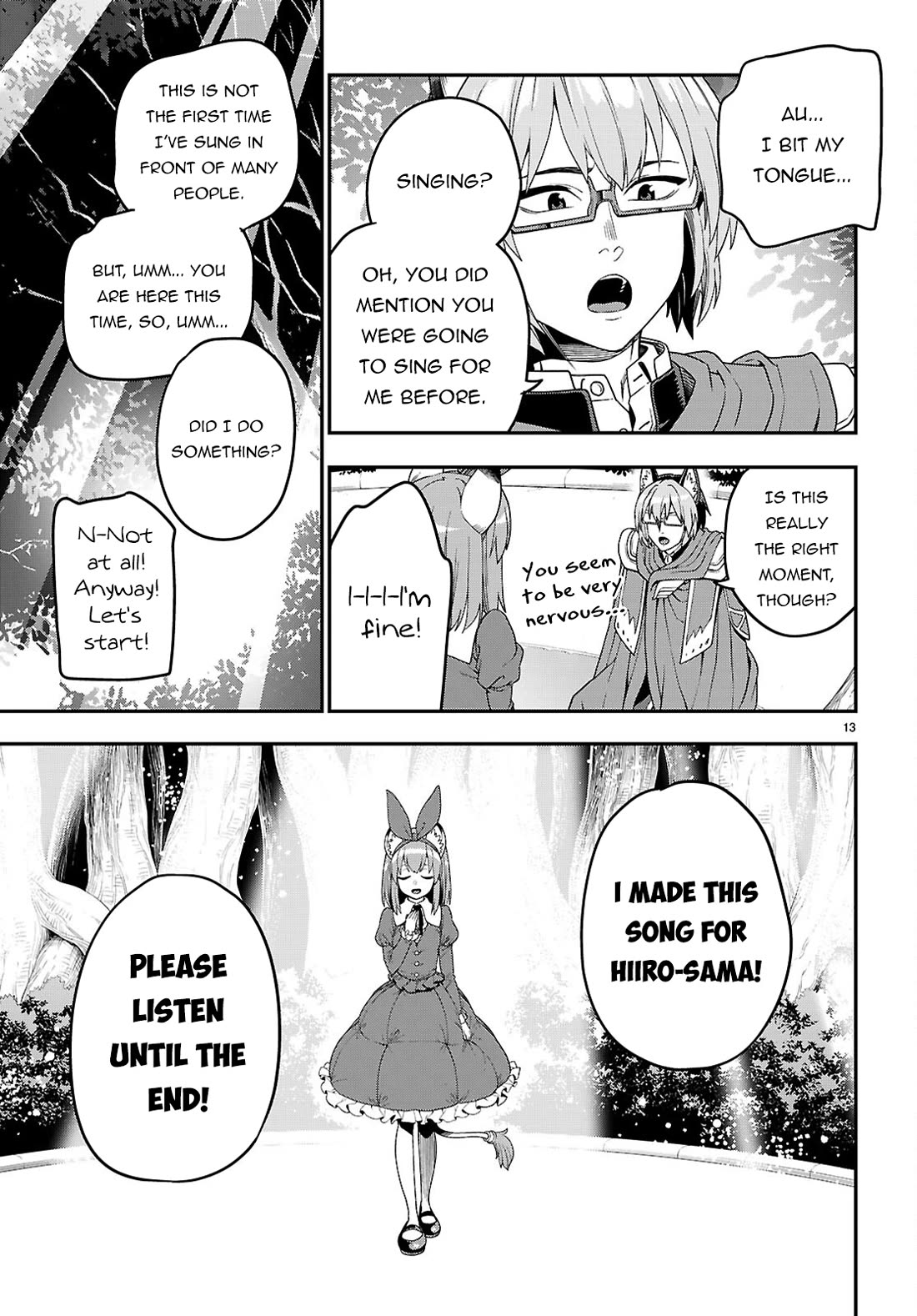 Konjiki no Moji Tsukai - Yuusha Yonin ni Makikomareta Unique Cheat Chapter 110 page 14 - Chapter 110: Visiting Pasion (2)
