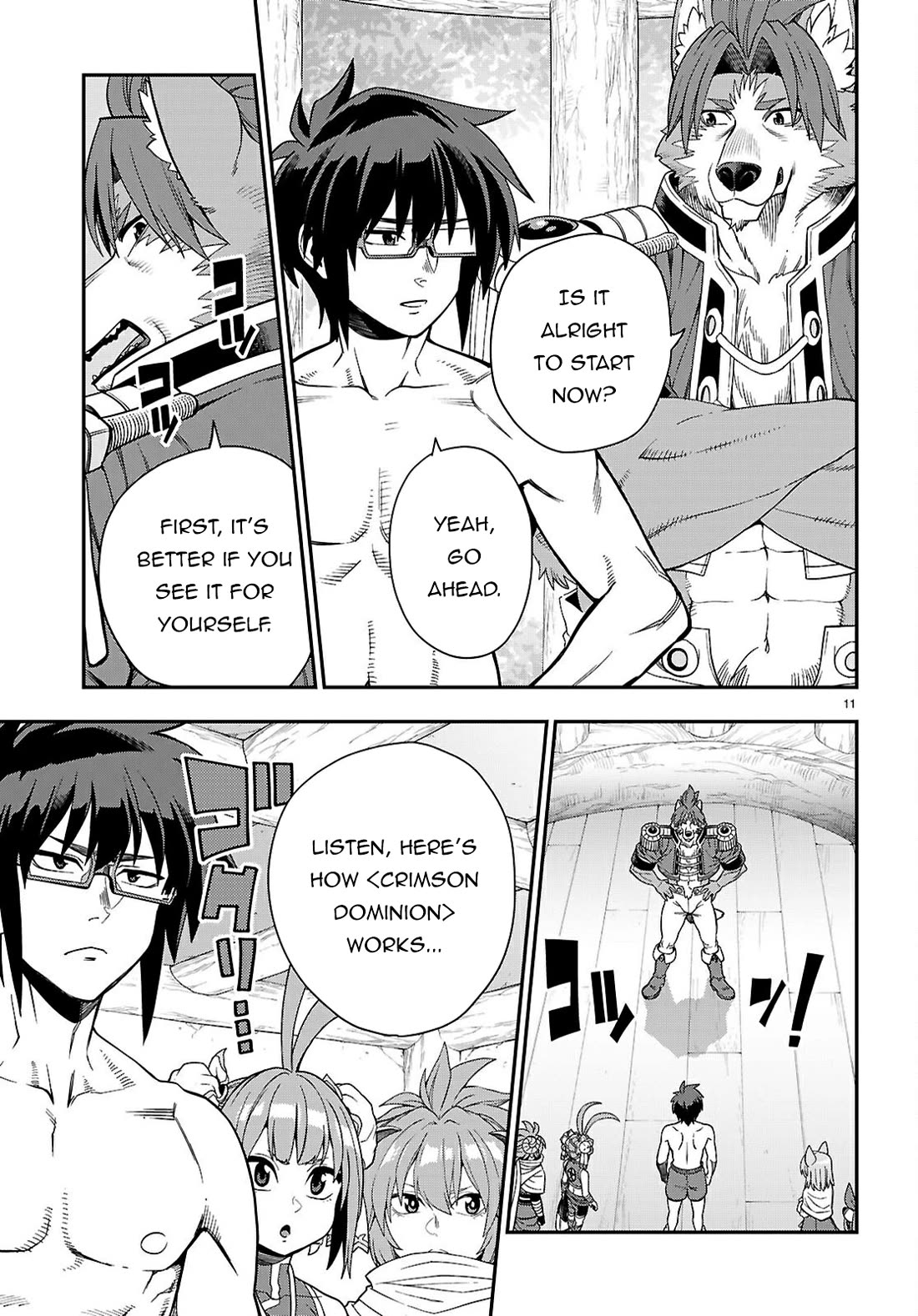 Konjiki no Moji Tsukai - Yuusha Yonin ni Makikomareta Unique Cheat Chapter 116 page 12 - Chapter 116: Crimson Dominion (3)