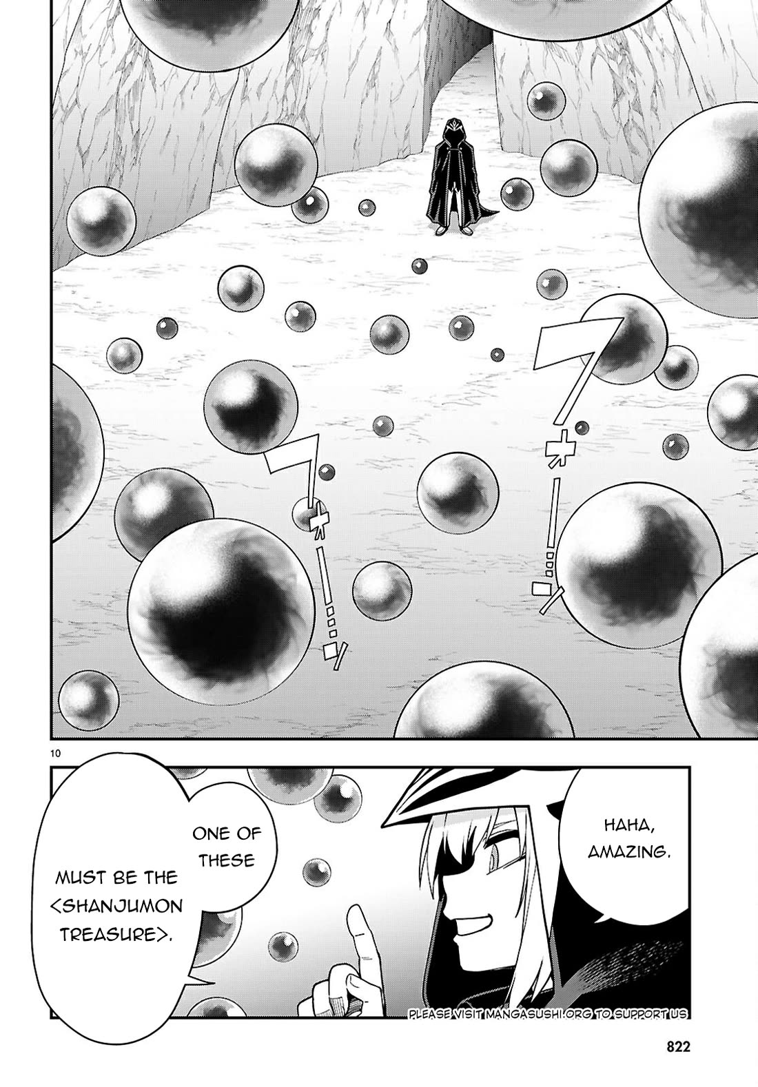 Konjiki no Moji Tsukai - Yuusha Yonin ni Makikomareta Unique Cheat Chapter 117 page 10 - Chapter 117: The Core of the First Demon Lord (1)