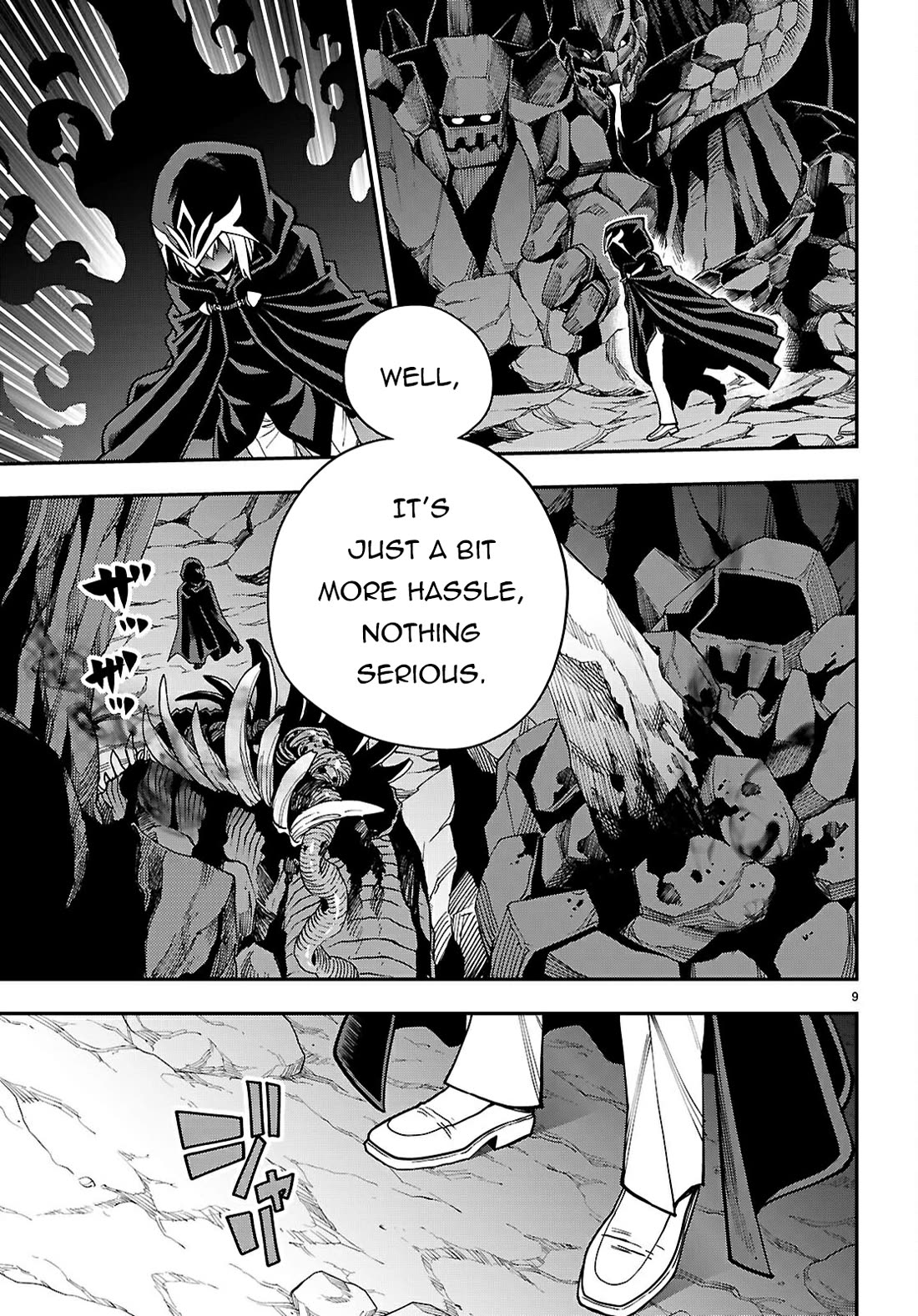Konjiki no Moji Tsukai - Yuusha Yonin ni Makikomareta Unique Cheat Chapter 117 page 9 - Chapter 117: The Core of the First Demon Lord (1)