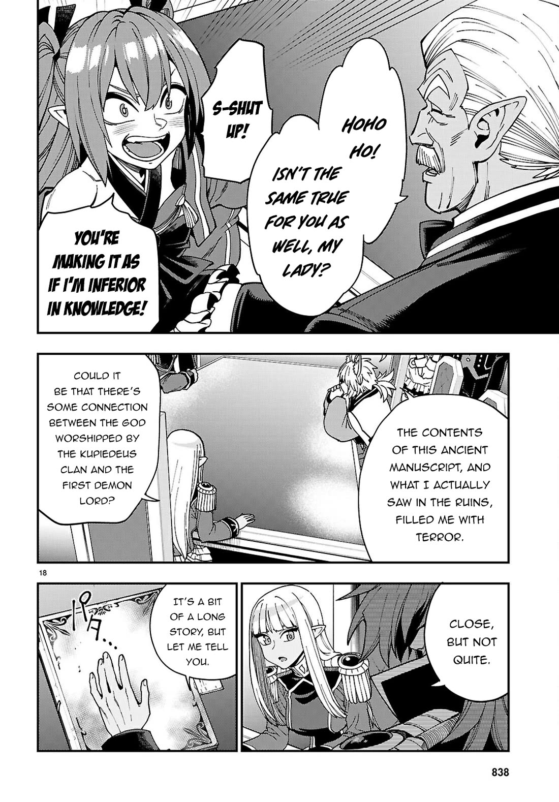 Konjiki no Moji Tsukai - Yuusha Yonin ni Makikomareta Unique Cheat Chapter 118 page 19 - Chapter 118: The Core of the First Demon Lord (2)