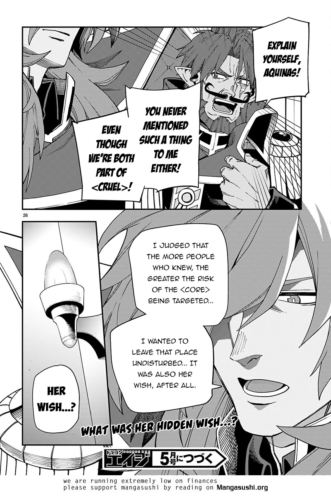 Konjiki no Moji Tsukai - Yuusha Yonin ni Makikomareta Unique Cheat Chapter 118 page 27 - Chapter 118: The Core of the First Demon Lord (2)