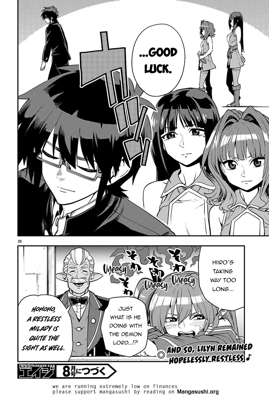Konjiki no Moji Tsukai - Yuusha Yonin ni Makikomareta Unique Cheat Chapter 120 page 29 - Chapter 120