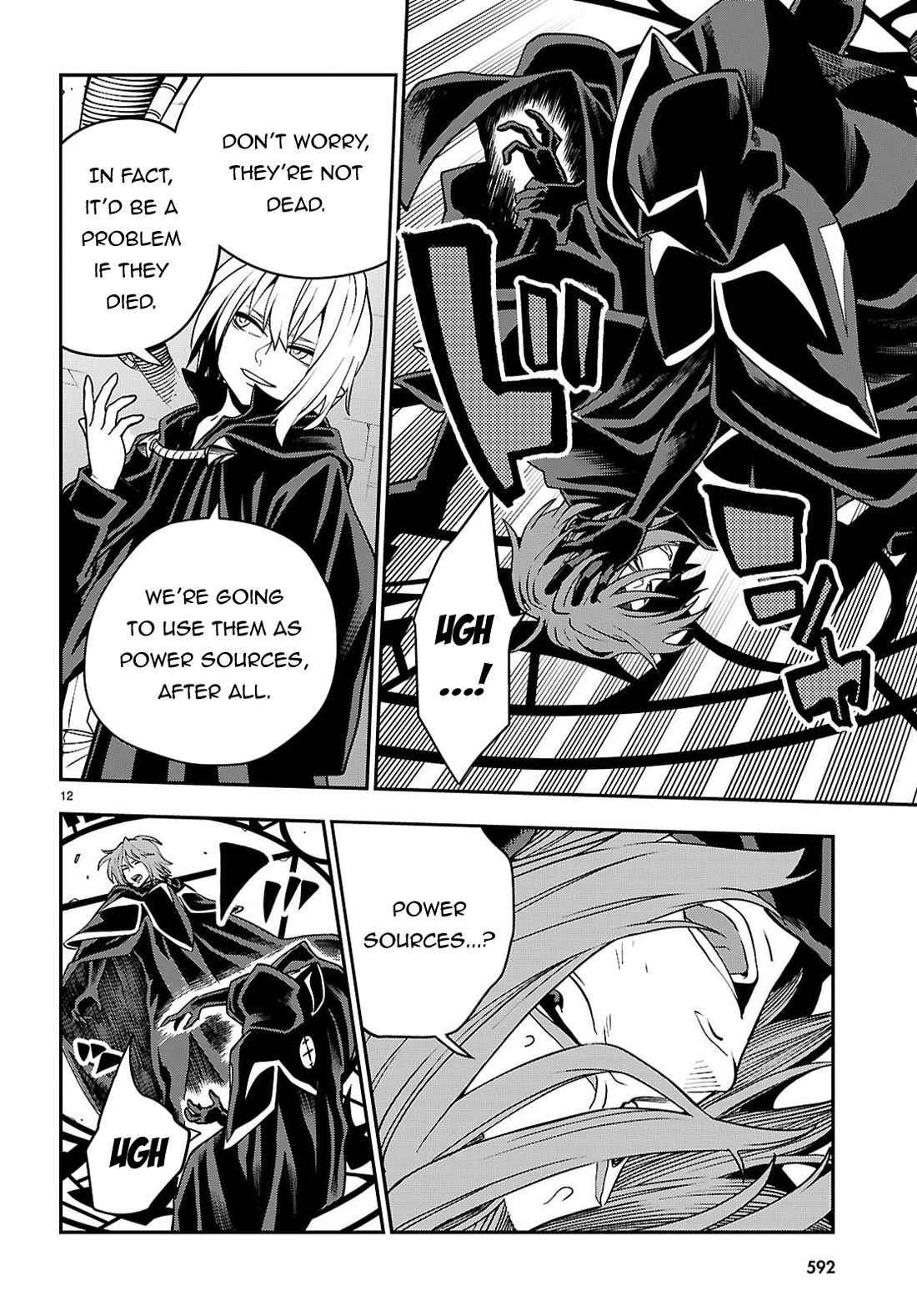 Konjiki no Moji Tsukai - Yuusha Yonin ni Makikomareta Unique Cheat Chapter 121 page 12 - Chapter 121