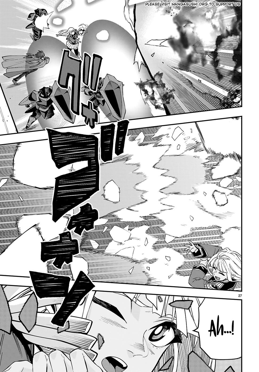 Konjiki no Moji Tsukai - Yuusha Yonin ni Makikomareta Unique Cheat Chapter 121 page 27 - Chapter 121