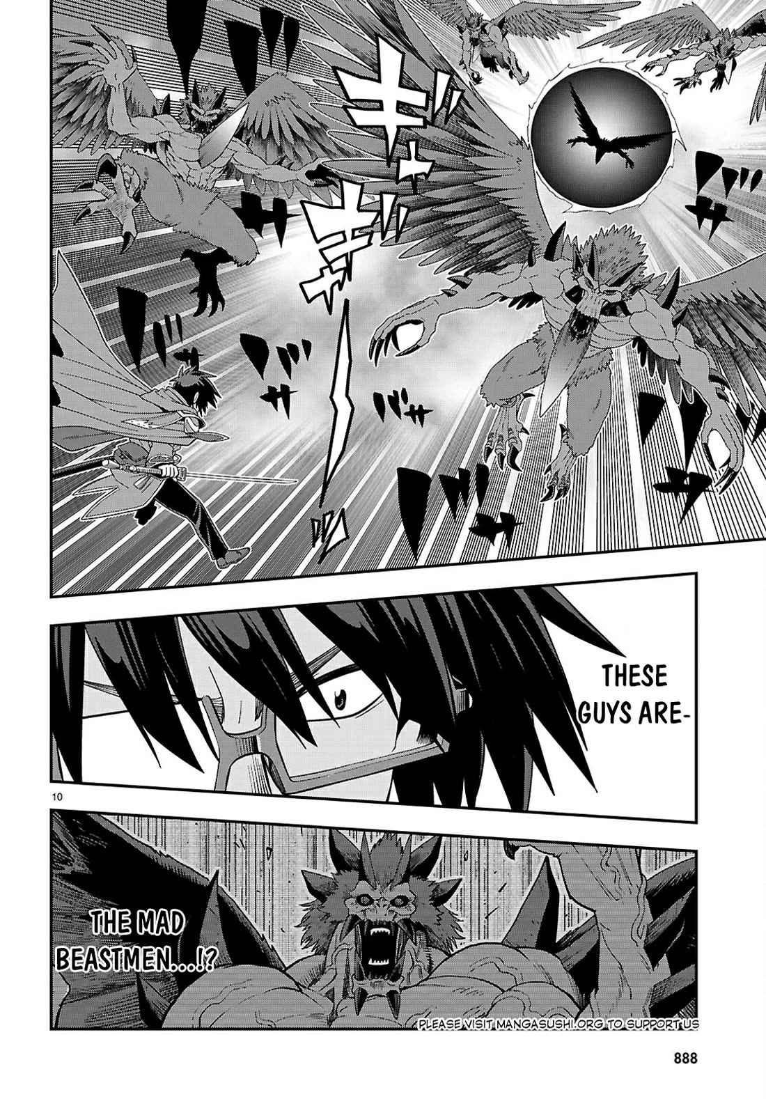 Konjiki no Moji Tsukai - Yuusha Yonin ni Makikomareta Unique Cheat Chapter 122 page 11 - Chapter 122