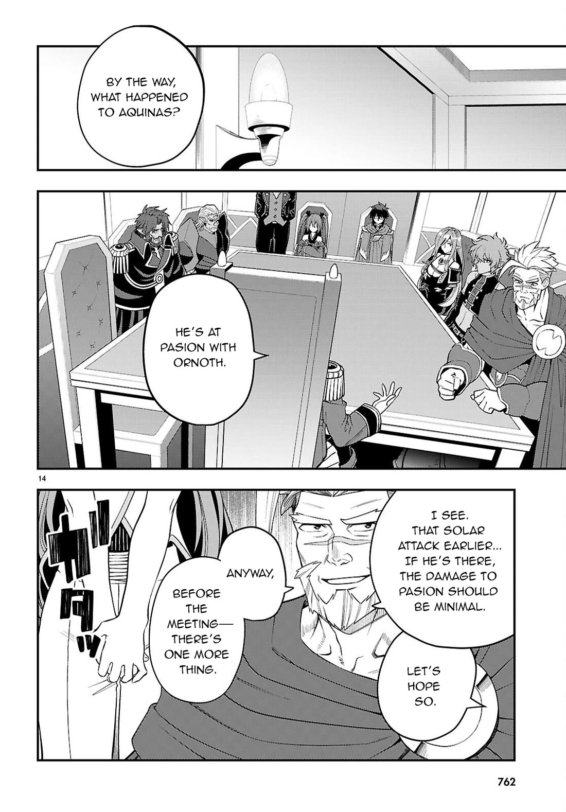 Konjiki no Moji Tsukai - Yuusha Yonin ni Makikomareta Unique Cheat Chapter 123 page 14 - Chapter 123
