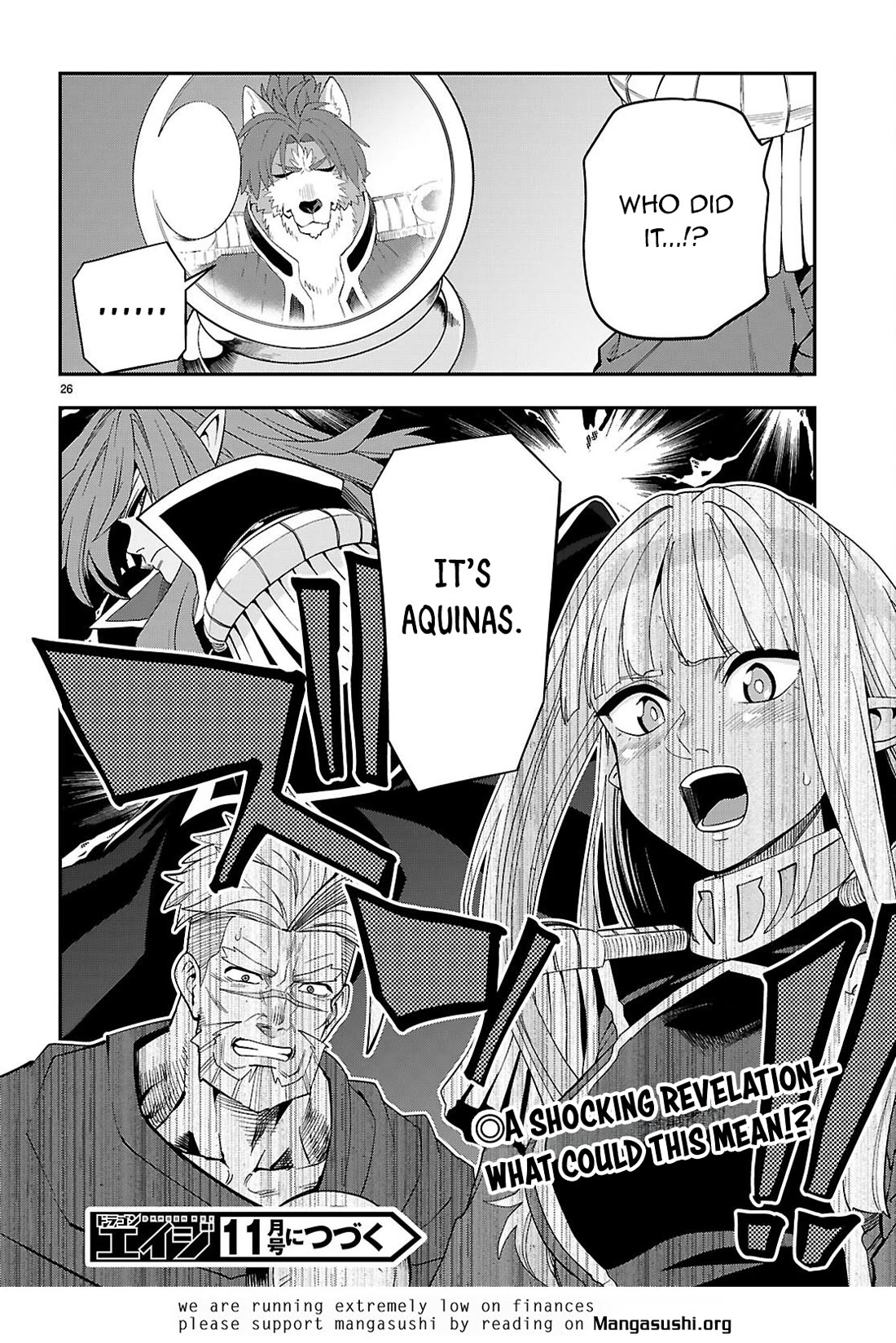 Konjiki no Moji Tsukai - Yuusha Yonin ni Makikomareta Unique Cheat Chapter 123 page 26 - Chapter 123