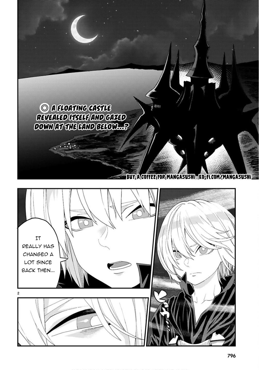 Konjiki no Moji Tsukai - Yuusha Yonin ni Makikomareta Unique Cheat Chapter 124 page 3 - Chapter 124
