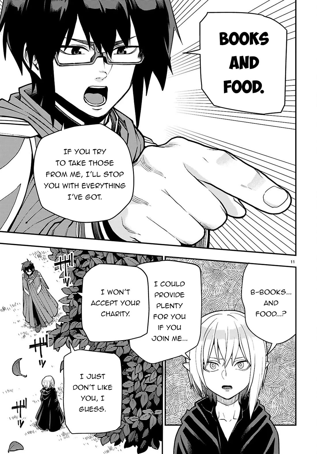Konjiki no Moji Tsukai - Yuusha Yonin ni Makikomareta Unique Cheat Chapter 125 page 11 - Chapter 125
