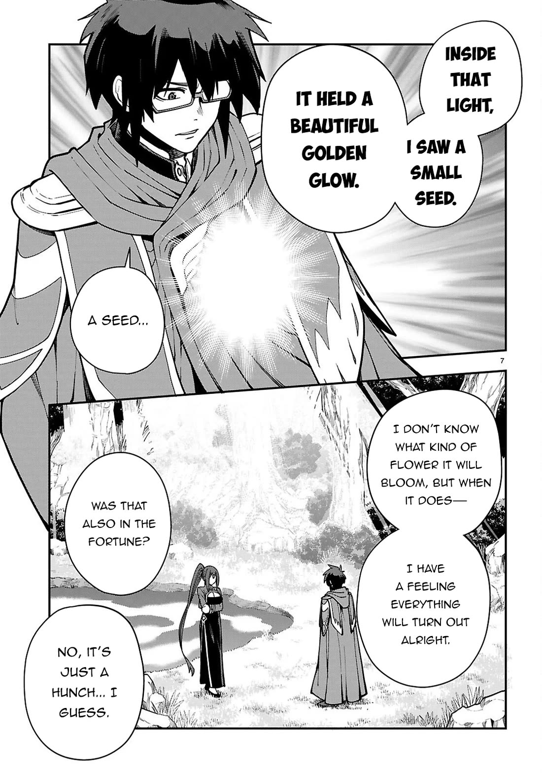 Konjiki no Moji Tsukai - Yuusha Yonin ni Makikomareta Unique Cheat Chapter 125 page 7 - Chapter 125