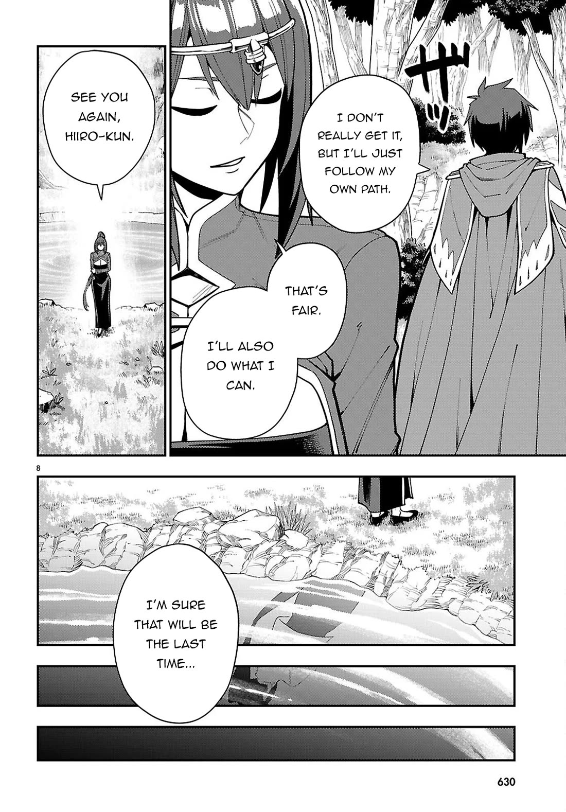 Konjiki no Moji Tsukai - Yuusha Yonin ni Makikomareta Unique Cheat Chapter 125 page 8 - Chapter 125