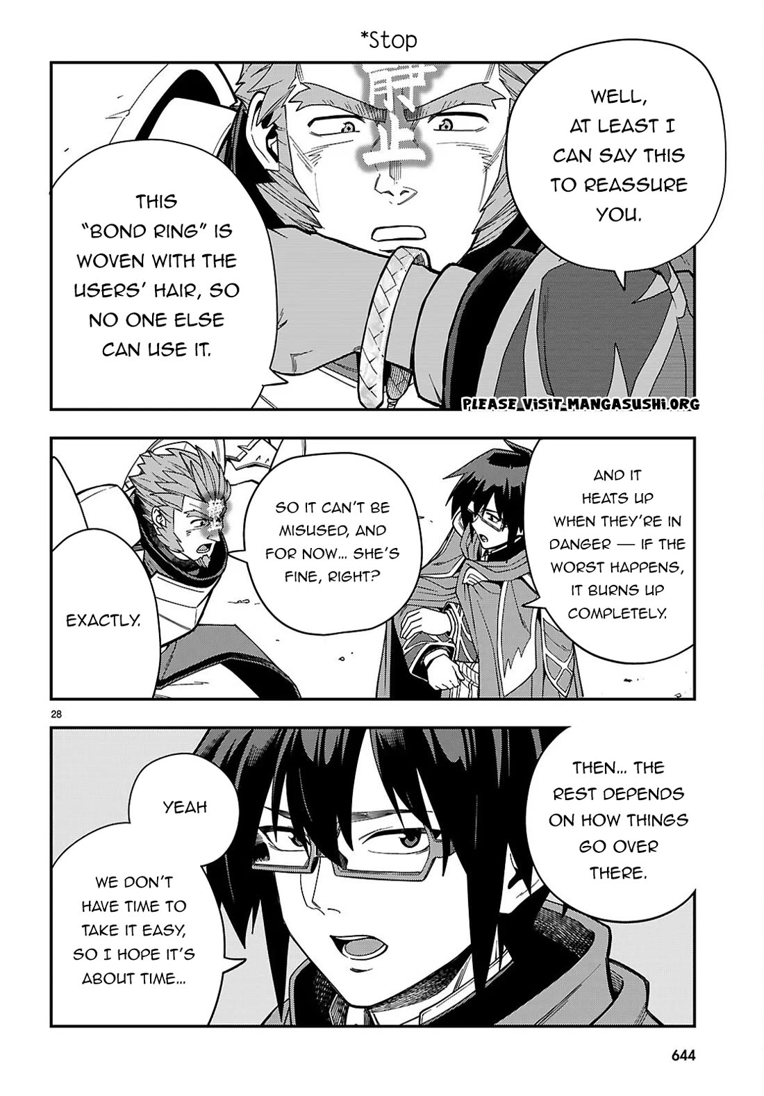 Konjiki no Moji Tsukai - Yuusha Yonin ni Makikomareta Unique Cheat Chapter 127 page 28 - Chapter 127